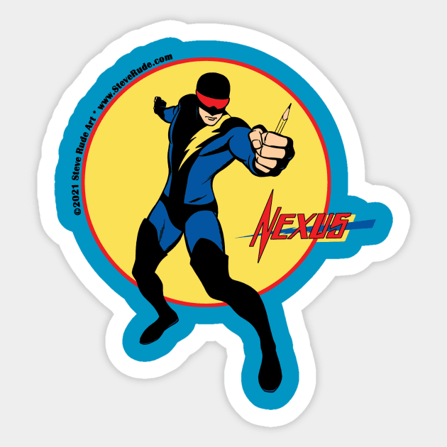 Draw Nexus Sticker by Steve Rude the Dude